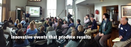 wide shot of millstone lecture